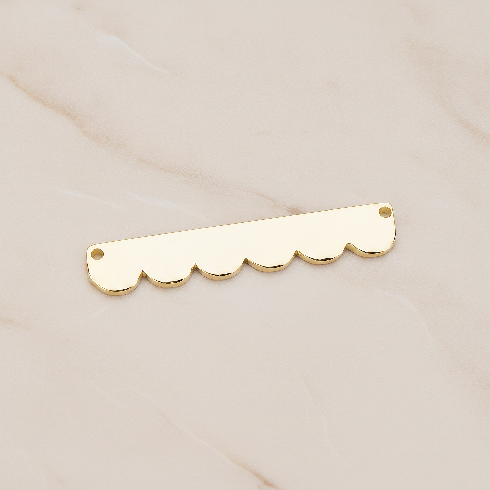 Long Bubble Cloud Ver.2 Pendant, 2 Pc on warm marble background (PD.1145)