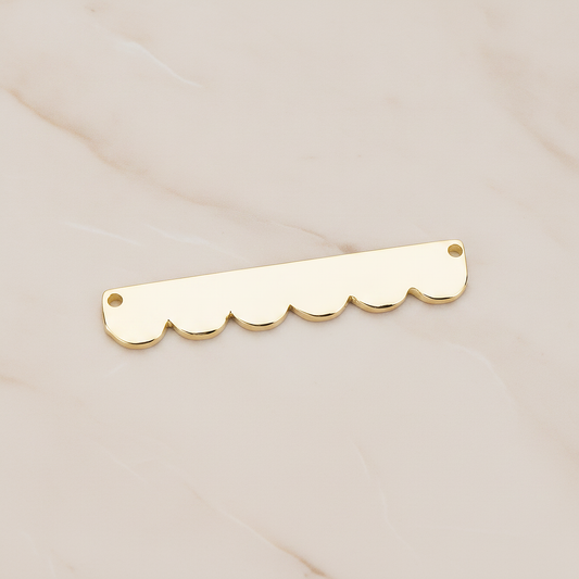 Long Bubble Cloud Ver.2 Pendant, 2 Pc on warm marble background (PD.1145)