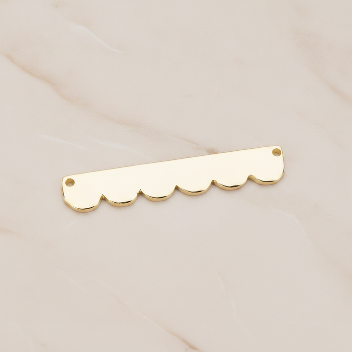 Long Bubble Cloud Ver.2 Pendant, 2 Pc on warm marble background (PD.1145)