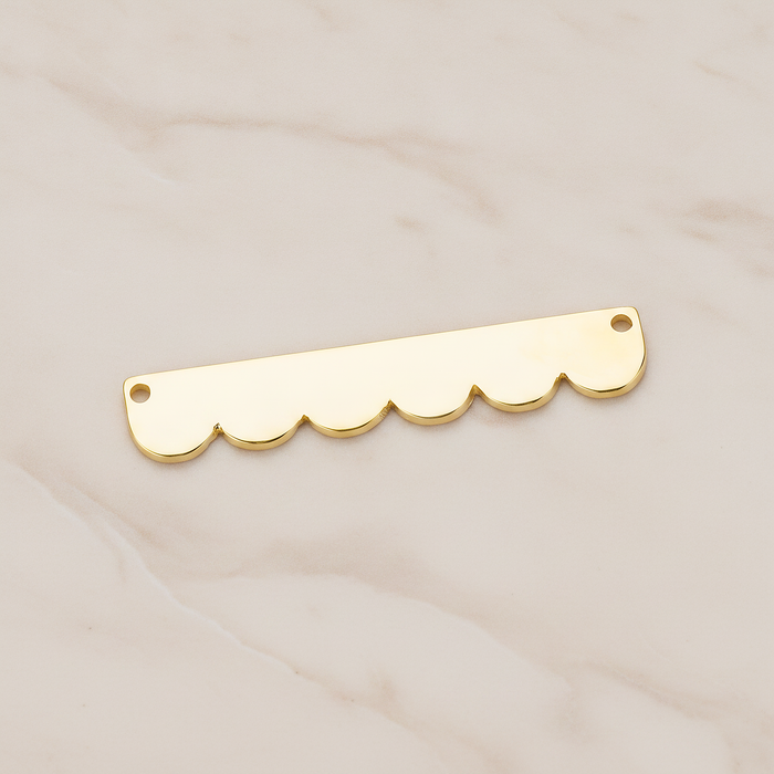 Long Bubble Cloud Ver.2 Pendant, 2 Pc on warm marble background (PD.1145)