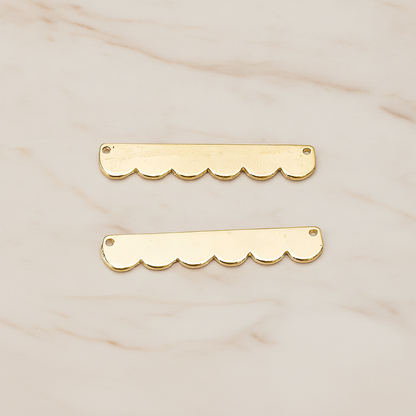 Long Bubble Cloud Ver.2 Pendant, 2 Pc on warm marble background (PD.1145)