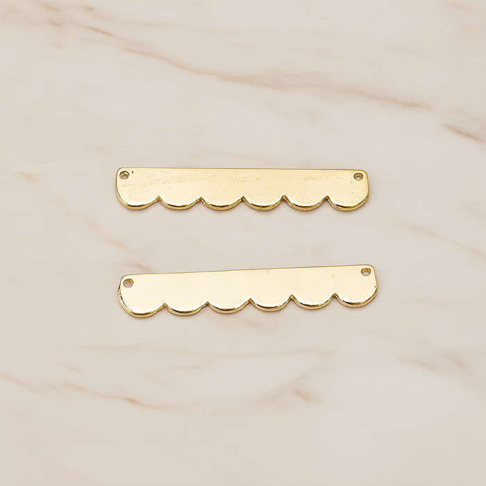 Long Bubble Cloud Ver.2 Pendant, 2 Pc on warm marble background (PD.1145)