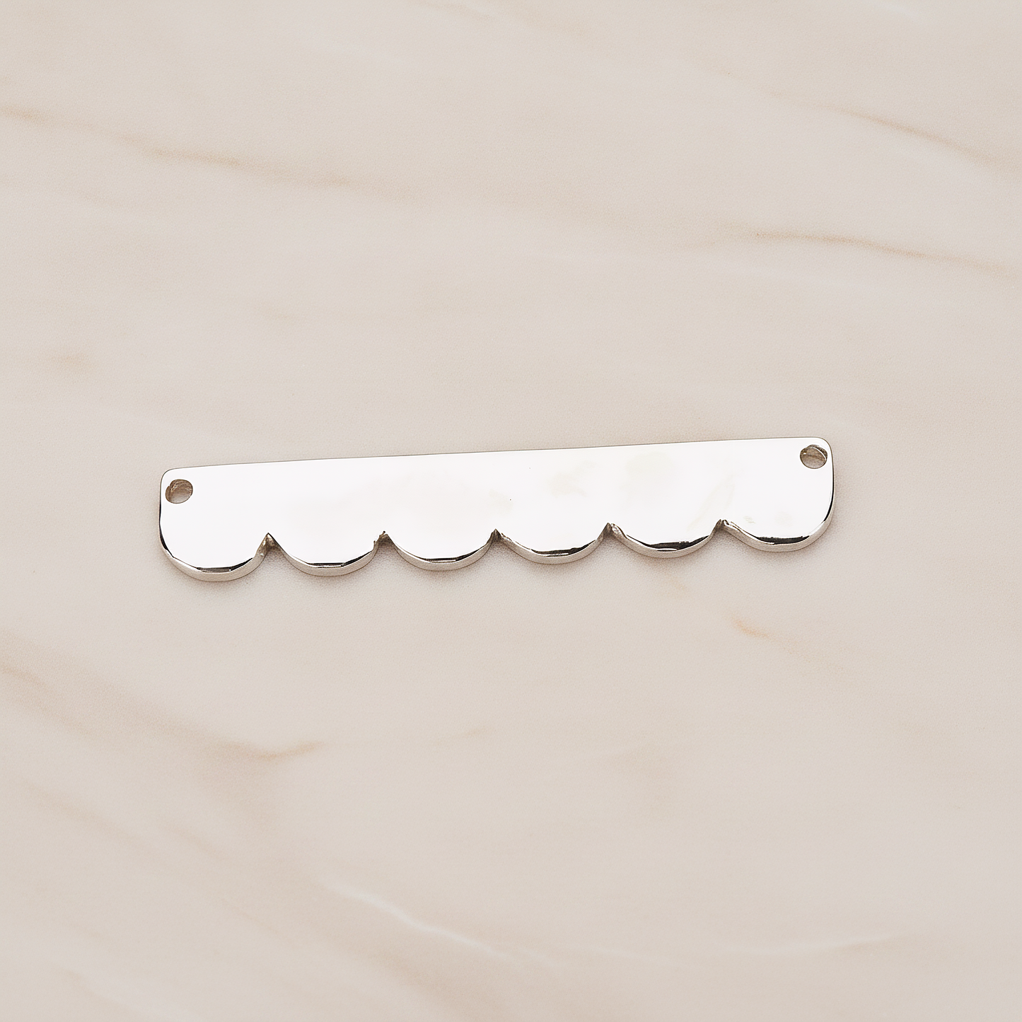 Long Bubble Cloud Ver.2 Pendant, 2 Pc on warm marble background (PD.1145)