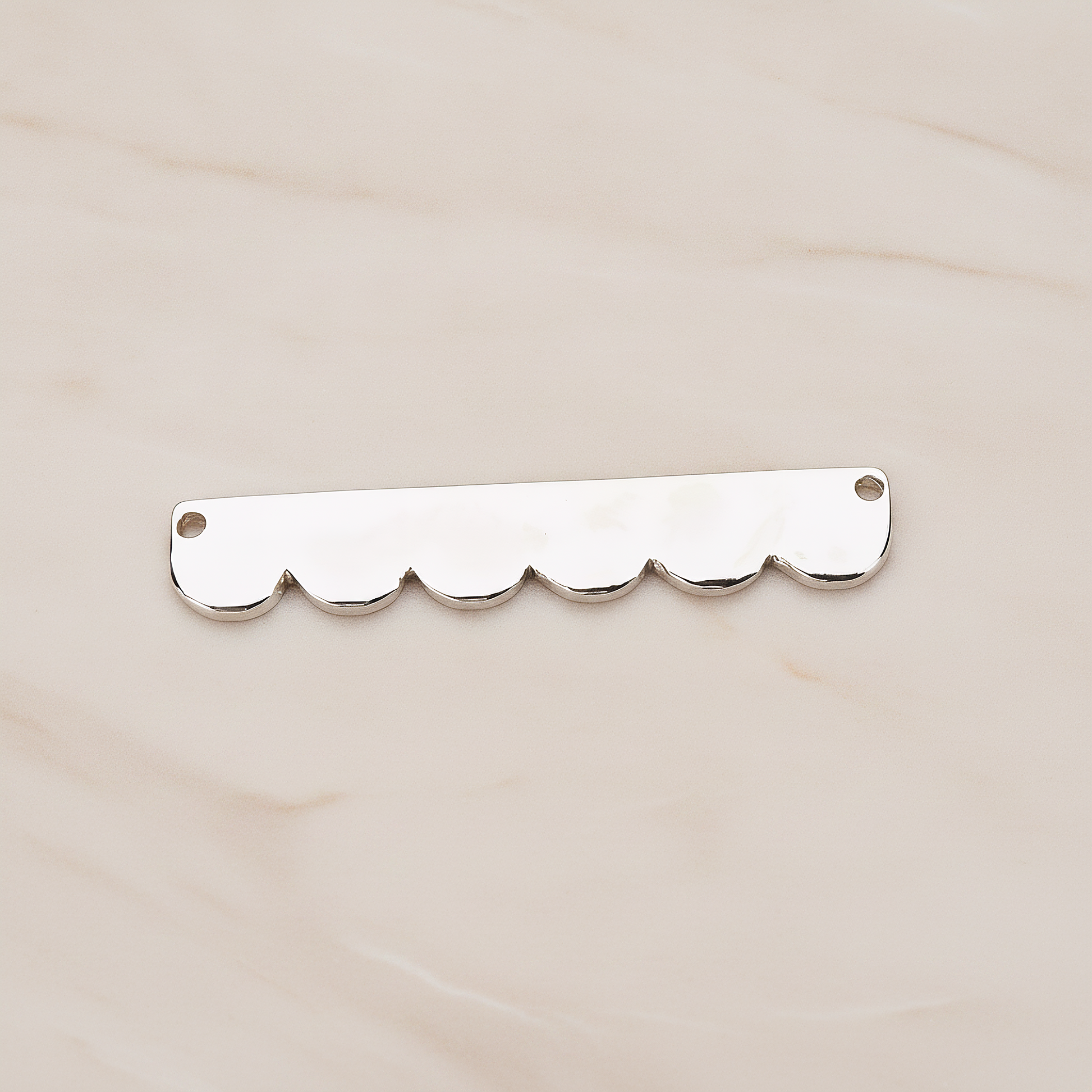 Long Bubble Cloud Ver.2 Pendant, 2 Pc on warm marble background (PD.1145)