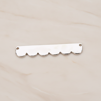 Long Bubble Cloud Ver.2 Pendant, 2 Pc on warm marble background (PD.1145)
