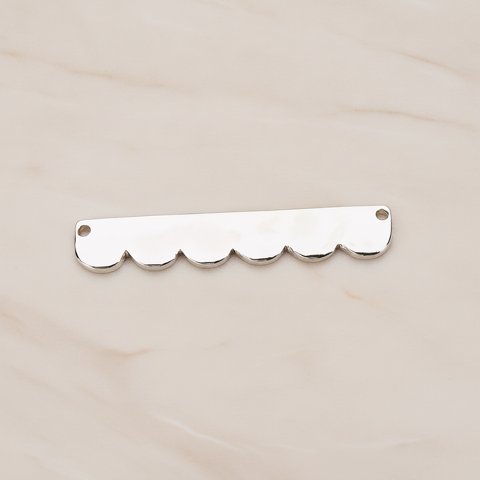 Long Bubble Cloud Ver.2 Pendant, 2 Pc on warm marble background (PD.1145)