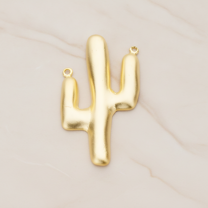 Cactus Pendant, 1 Pc on warm marble background (PD.1154)