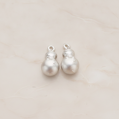 X-MAS Tree Ornament Ball Pendant, 2 Pc on warm marble background (PD.1180)