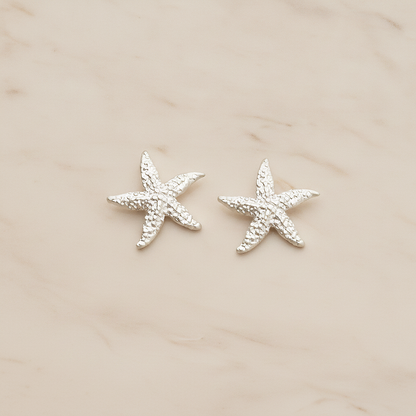Starfish Ver.1 Pendant, 2 Pc on warm marble background (PD.1234-01)
