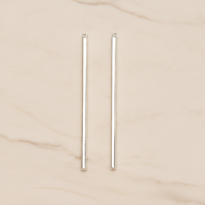52mm Round Tube Vertical Bar Pendant, 2 Pc on warm marble background (PD.1432-01)