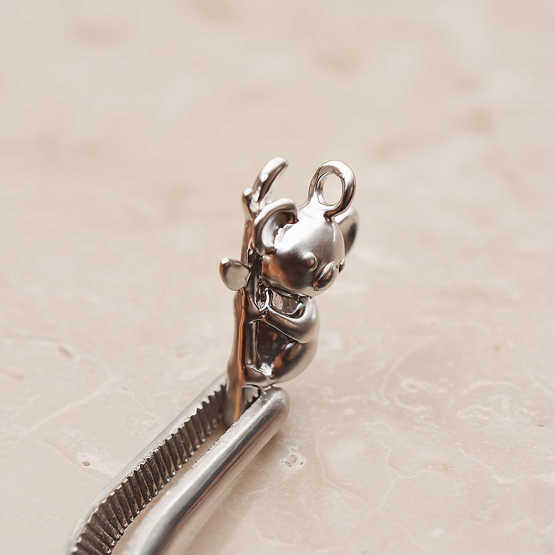Koala on a Tree Pendant, 2 Pc on warm marble background (PD.1787)