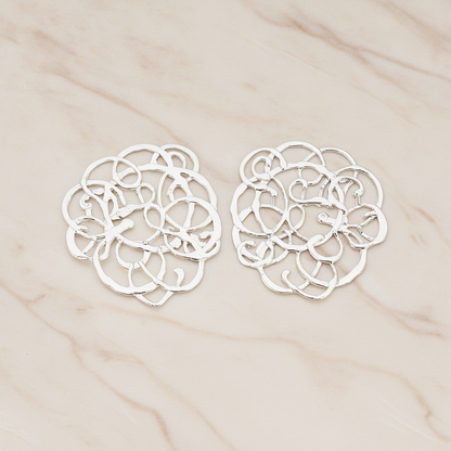 Ethnic Style Pendant, 2 Pc on warm marble background (PD.513)