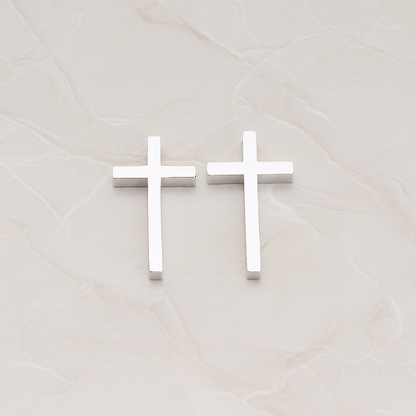 Cross Pendant, 2 Pc on warm marble background (PD.921)