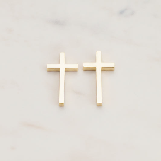 Cross Metal Bead Connector Pendant, 2 Pc (BD.016-03)