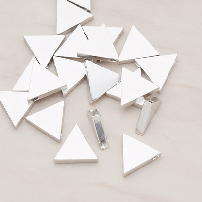 Triangle Shaped Metal Bead, 2 Pc (BD.027-02)
