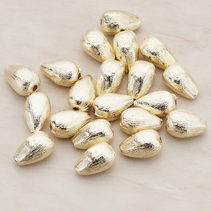 Teardrop Metal Bead, 4 Pc (BD.908)