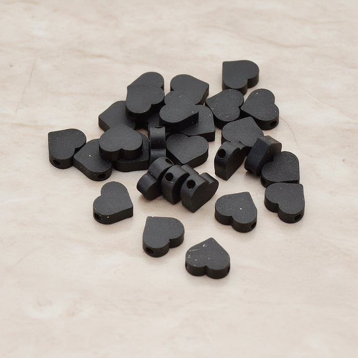 Sharpen Heart Metal Bead, 6 Pc (BD.919-02)