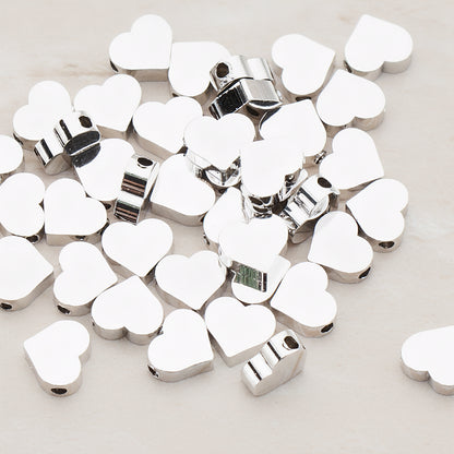 Sharpen Heart Metal Bead, 6 Pc (BD.919-02)