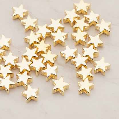 Star Metal Bead, 6 Pc (BD.938)