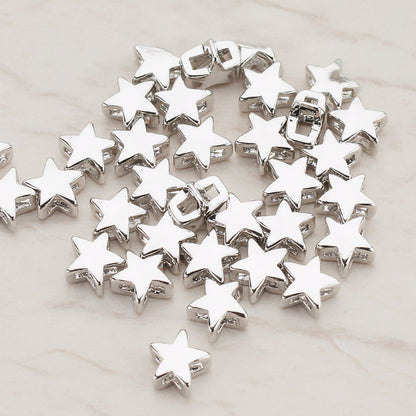 Star Metal Bead, 6 Pc (BD.938)