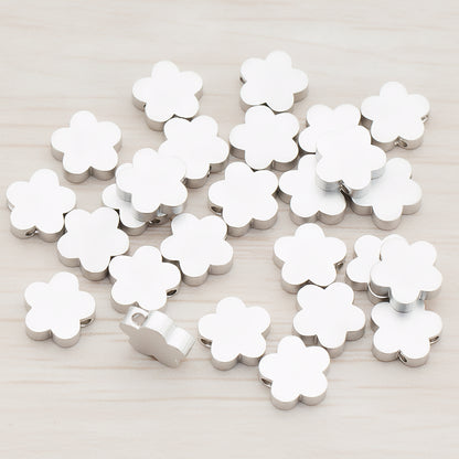 Large Cloud Flower Metal Bead, 4 Pc (BD.942-02)