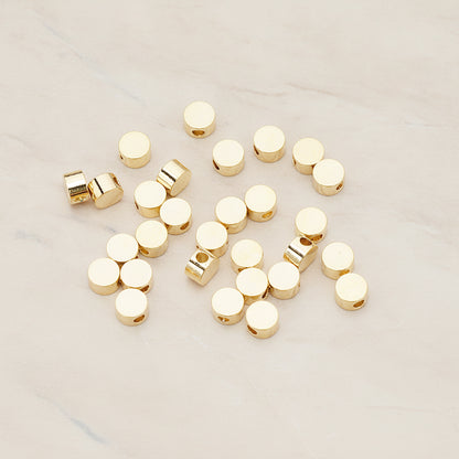 Sharpin Round Metal Bead, 6 Pc (BD.943-01)