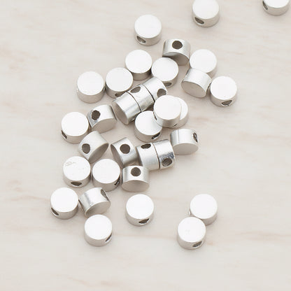 Sharpin Round Metal Bead, 6 Pc (BD.943-01)