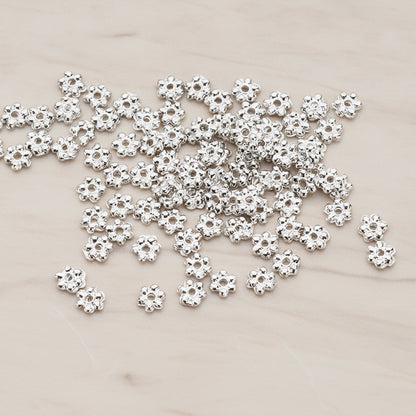 Mini Flower Metal Bead 3mm, 20 Pc (BD.953-01)