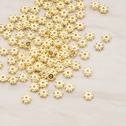 Mini Flower Metal Bead 4mm, 20 Pc (BD.953-02)