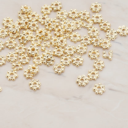 Mini Flower Metal Bead 5mm, 20 Pc (BD.953-03)