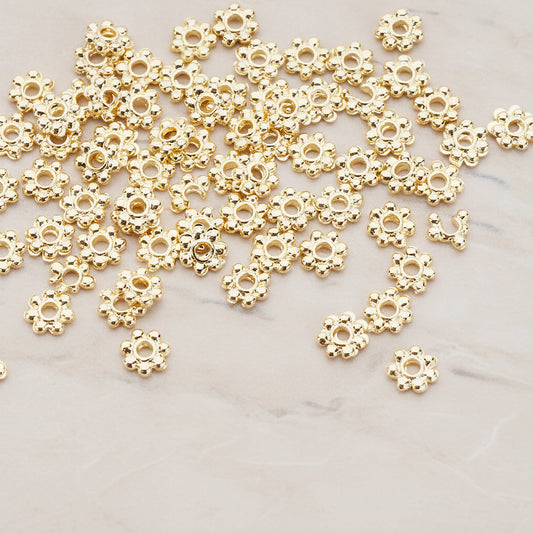 Mini Flower Metal Bead 5mm, 20 Pc (BD.953-03)