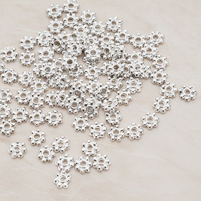 Mini Flower Metal Bead 5mm, 20 Pc (BD.953-03)