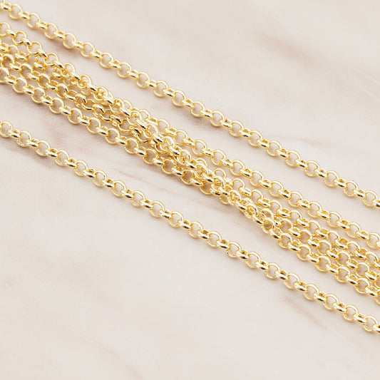 2.5 mm Rolo Chain, 1 Meter (CH.006)