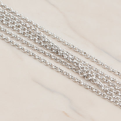 2.5 mm Rolo Chain, 1 Meter (CH.006)