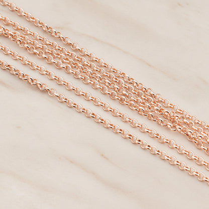 2.5 mm Rolo Chain, 1 Meter (CH.006)