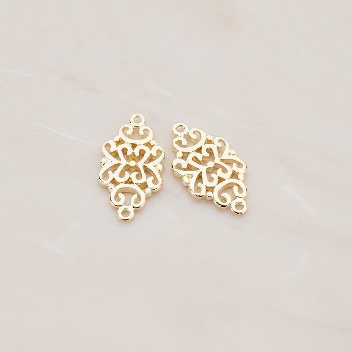 Gothic Celtic Design Connector, 2 Pc (CN.031)