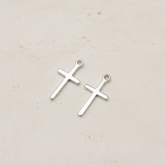Cross Surgical Steel Pendant, 2 Pc (SG.055)