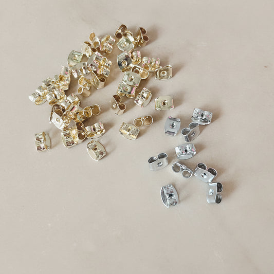 Earring Back Clutch, 100 Pc (BA.293)