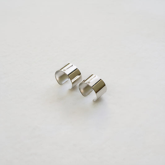 Surgical Steel Open Band Ear Cuff with Hole, 2 Pc (BA.288)