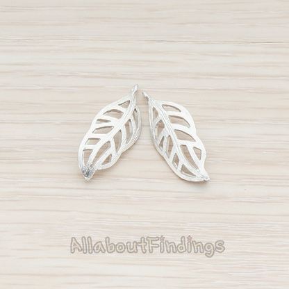 PD.353 // Curved Leaf Connector Pendant, 2 Pc
