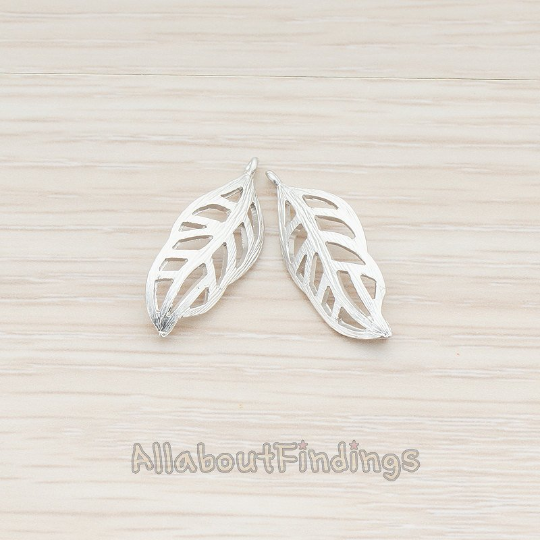 PD.353 // Curved Leaf Connector Pendant, 2 Pc